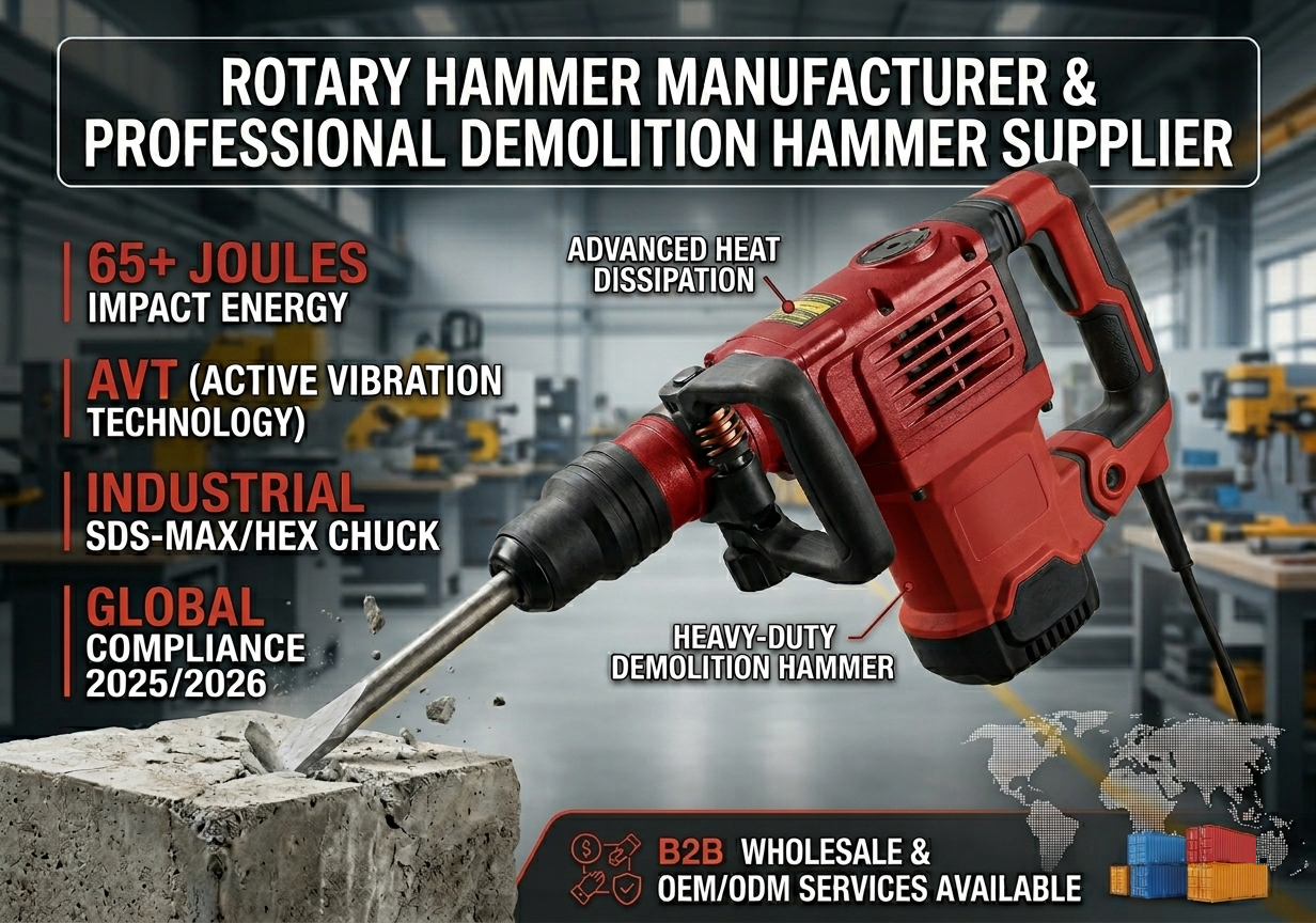 Industrial-Grade Demolition Hammers The Ultimate Guide for High-Efficiency Sourcing in 2026