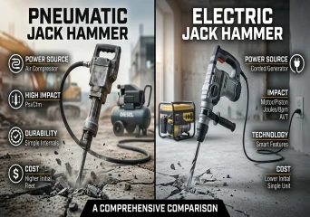 Pneumatic vs Electric Jack Hammer- A Comprehensive Comparison