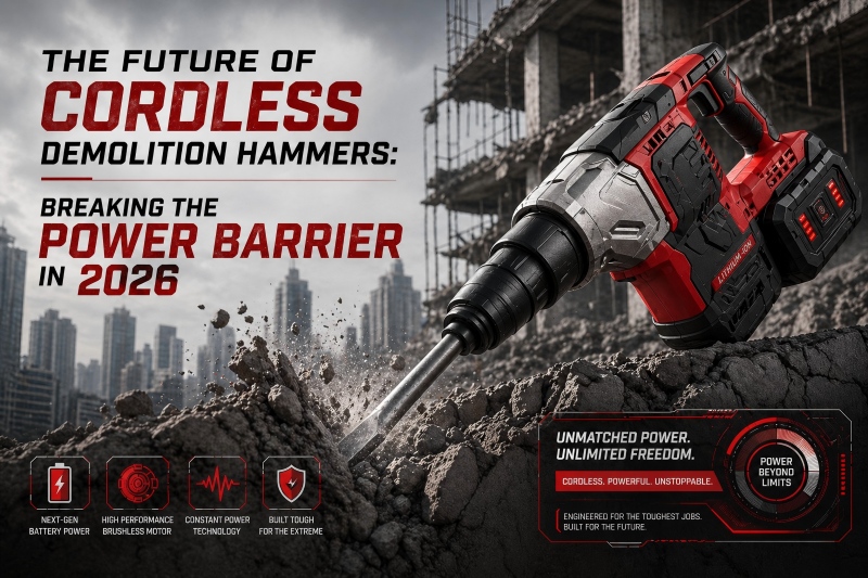 The Future of Cordless Demolition Hammers: Breaking the Power Barrier in 2026