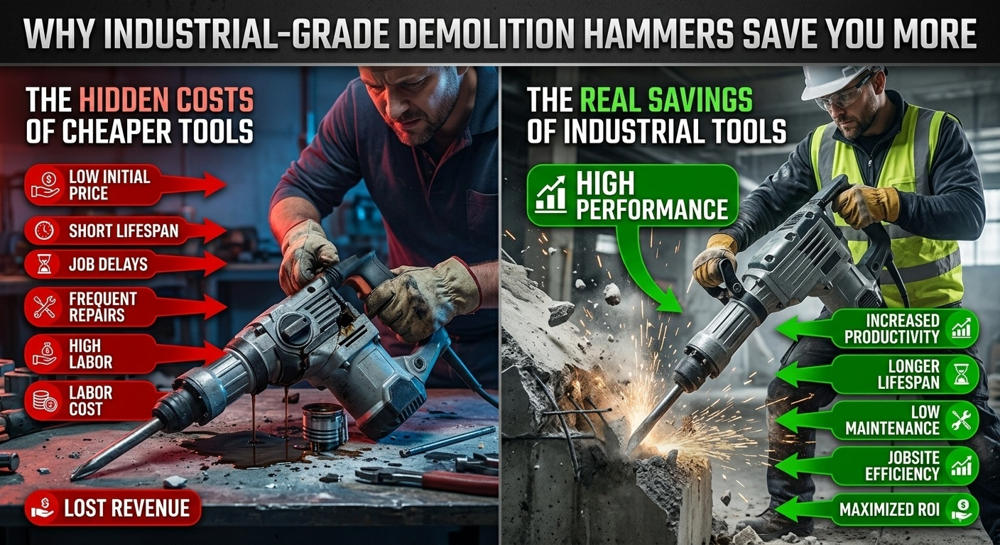 Why Industrial-Grade Demolition Hammers Save You More