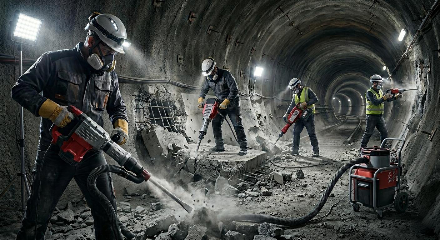 Top 5 Demolition Tools for Railway and Tunnel Maintenance in 2026
