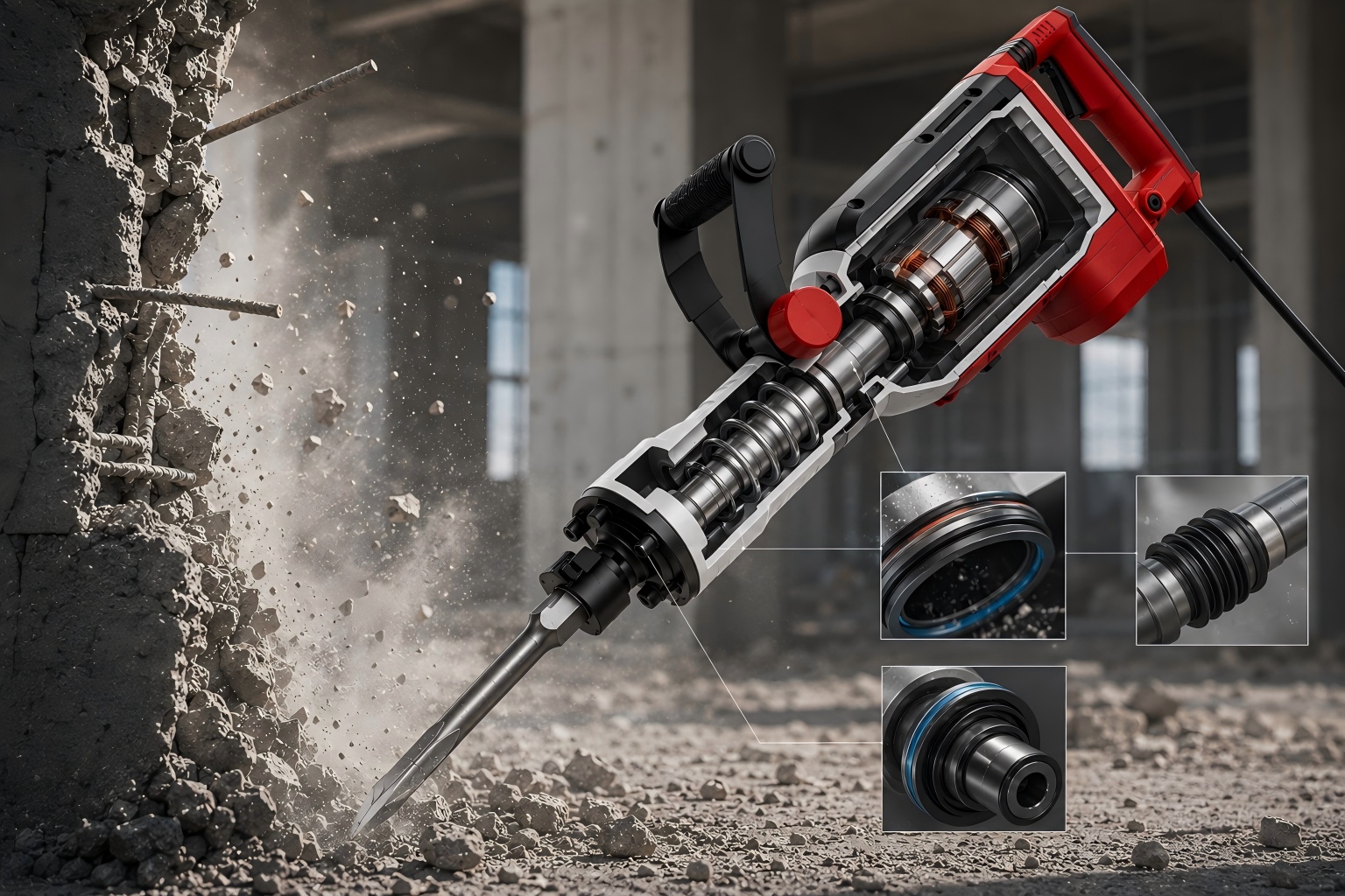Shielded from Grit: Why Advanced Sealing Engineering Defends Electric Demolition Hammers