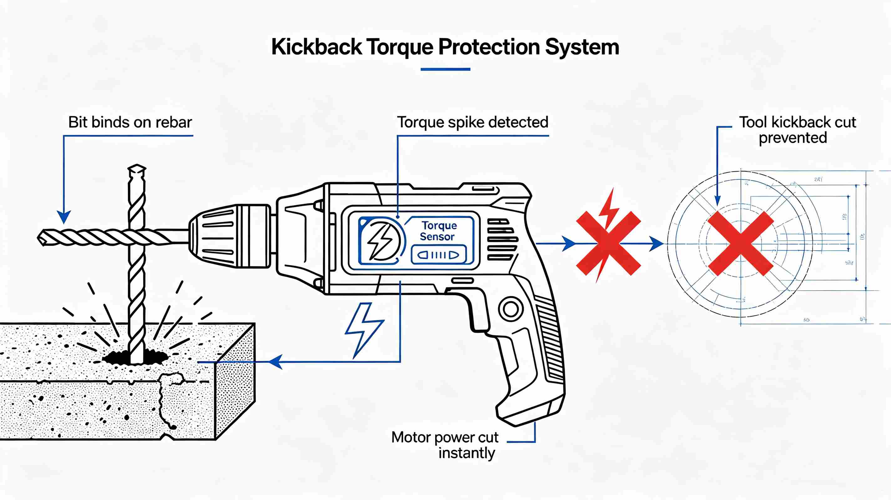 60J Hammers: No Traditional Safety Switch, Better Smart Safety