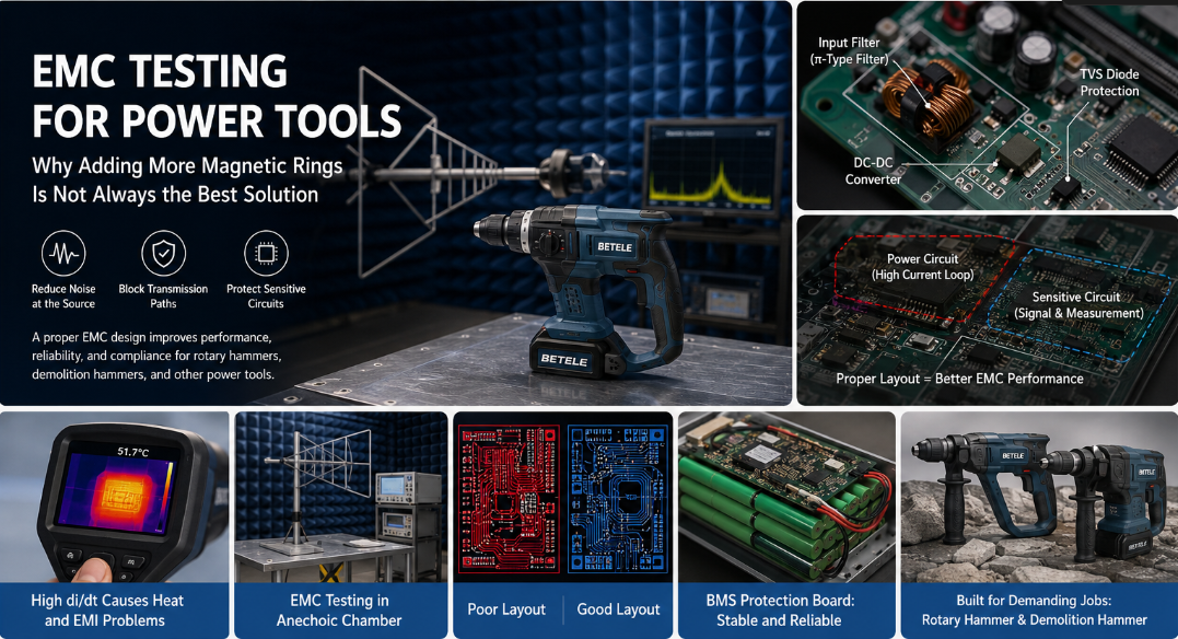 EMC Testing for Power Tools